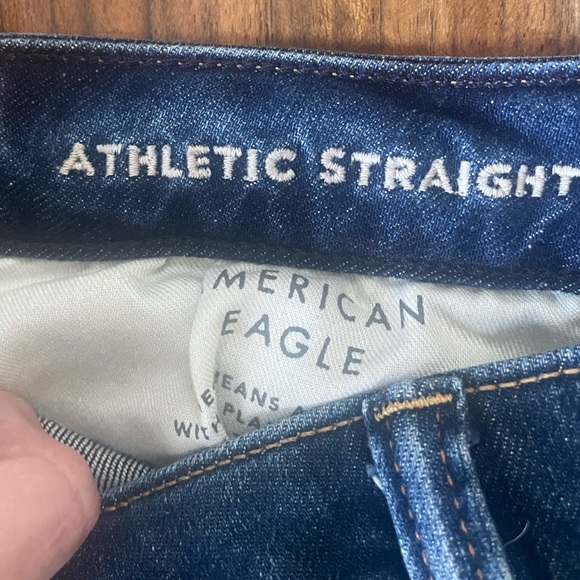 American Eagle Outfitters Men’s 28x30 Airflex+ Athletic Straight Jeans - Picture 7 of 8